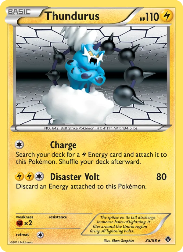Thundurus, Emerging Powers Nº 35