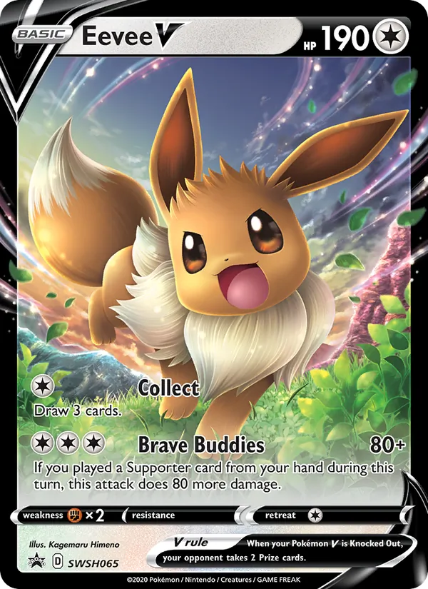 Eevee V, SWSH Black Star Promos No. SWSH065