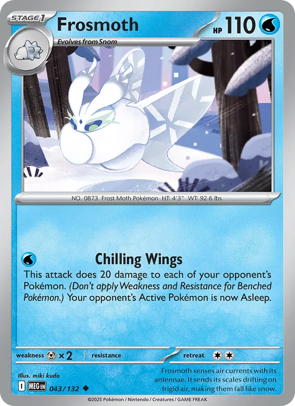 Frosmoth, Mega Evolution No. 043