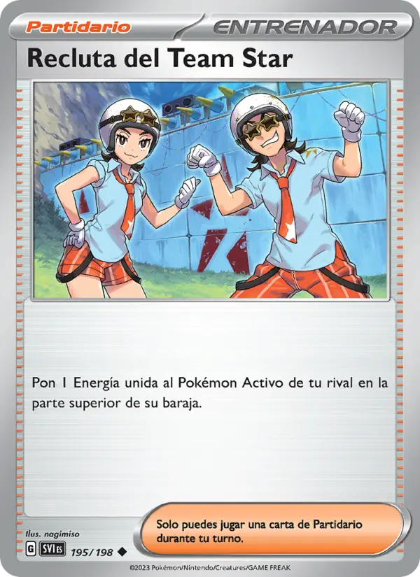 Recluta del Team Star, Escarlata y Púrpura No. 195