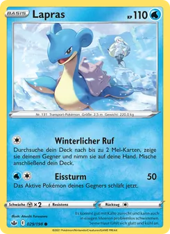 Lapras, Schaurige Herrschaft Nº 29 Normal
