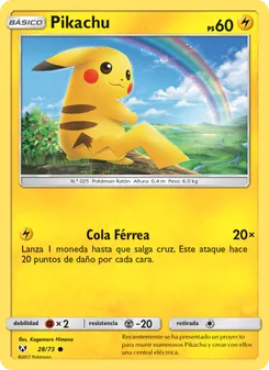 Pikachu, Leyendas Luminosas Nº 28 Normal