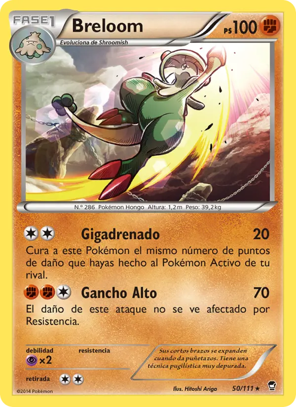 Breloom, Puños Furiosos No. 50