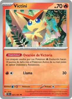 Victini, Chispas Fulgurantes No. 021 Normal