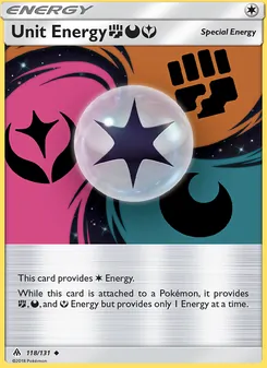Unit Energy FightingDarknessFairy, Forbidden Light No. 118 Normal