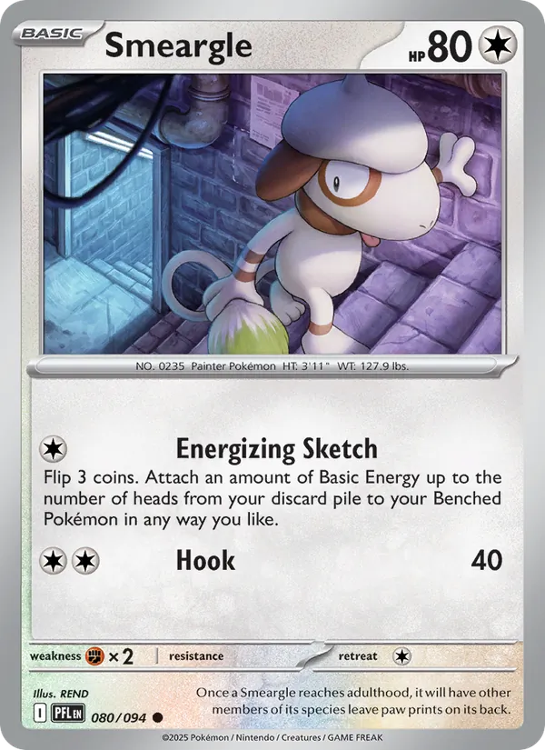 Smeargle, Phantasmal Flames Nº 080