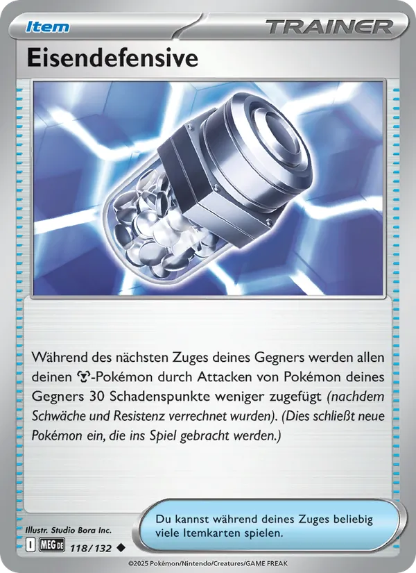 Eisendefensive, Mega-Entwicklung No. 118