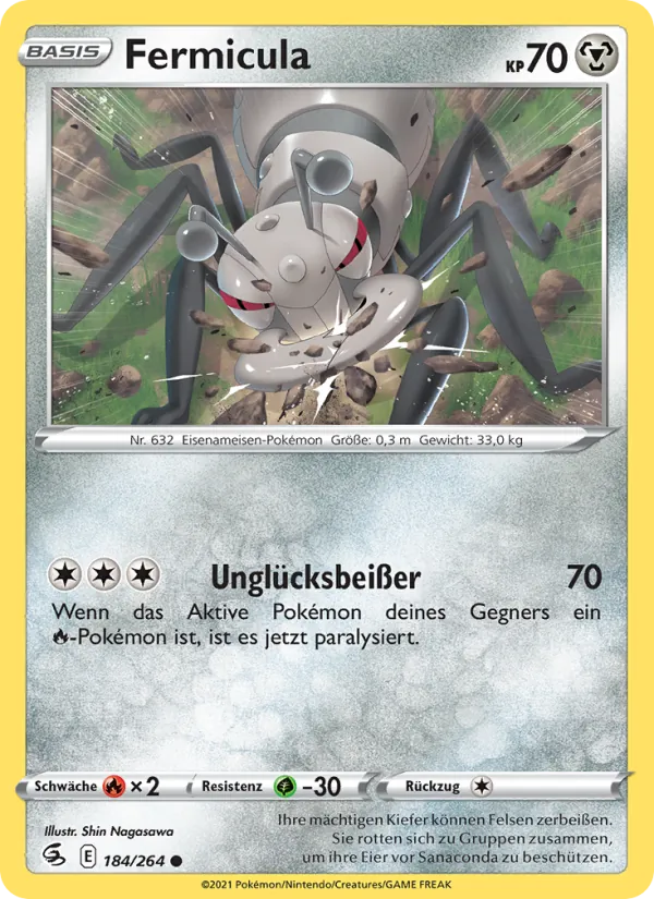 Fermicula, Fusions Angriff Nº 184