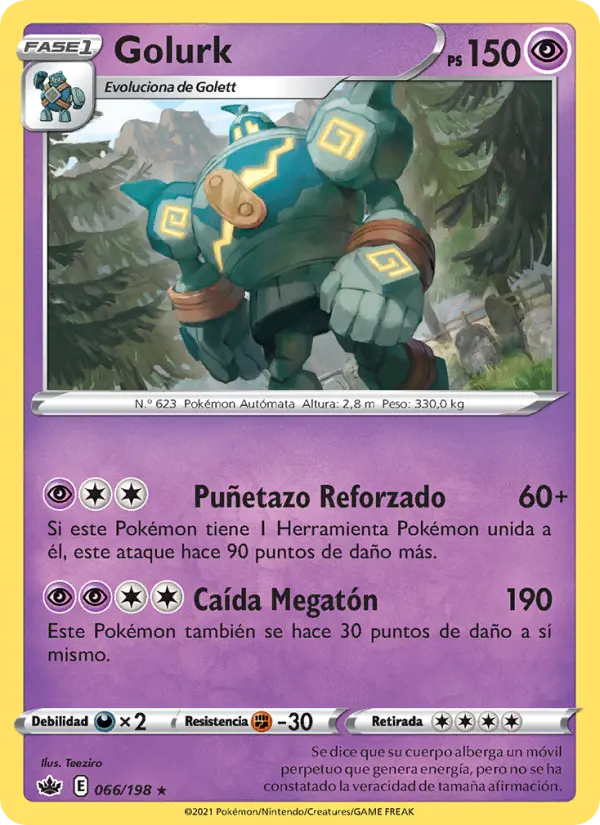Golurk, Reinado Escalofriante No. 66