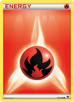 Fire Energy, XY Nº 133 Normal