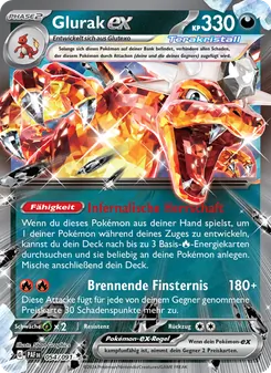 Glurak-ex, Paldeas Schicksale No. 054 Holo