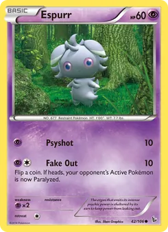 Espurr, Flashfire No. 42 Normal
