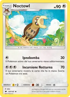 Noctowl, Ombre Infuocate No. 107 Normal