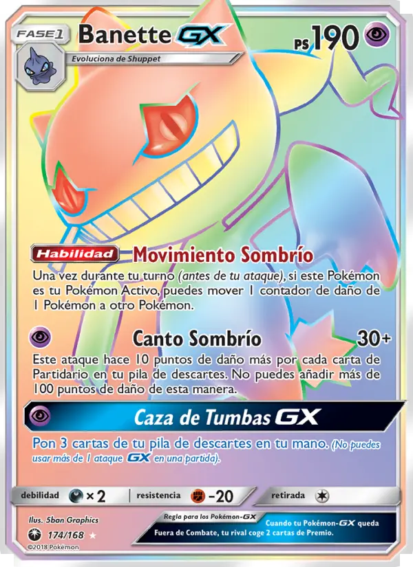 Banette GX, Tormenta Celestial No. 174