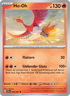 Ho-Oh, Stürmische Funken No. 019 Normal