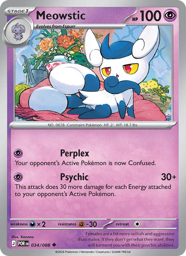 Meowstic, Perfect Order Nº 034