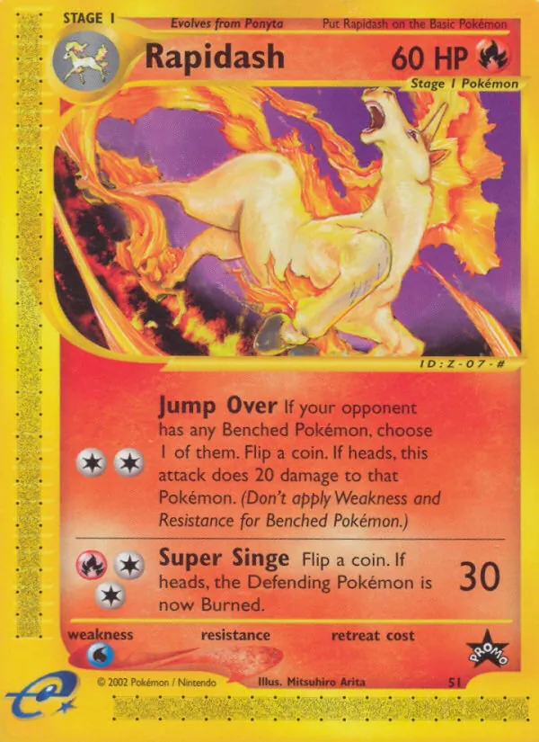 Rapidash, Wizards Black Star Promos No. 51