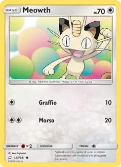 Meowth, Gioco di Squadra No. 125 Normal