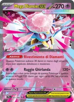 Mega Diancie-ex, Flamme Spettrali No. 041 Holo