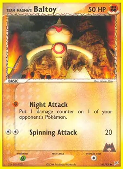 Team Magma's Baltoy, Team Magma vs Team Aqua No. 61 Normal