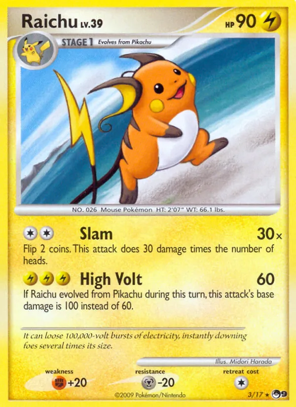 Raichu, POP Series 9 No. 3