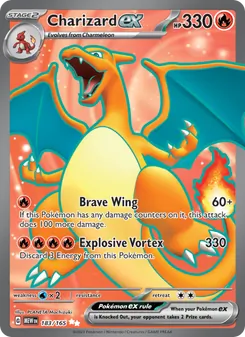 Charizard ex, 151 No. 183 Holo