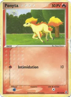 Ponyta, EX Espèces Delta No. 78 Normal