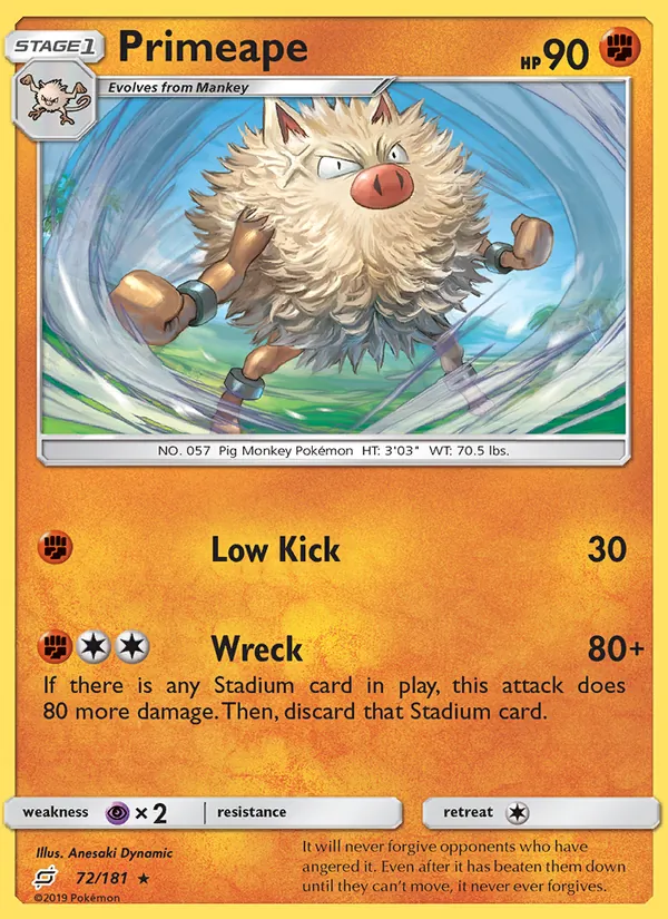 Primeape, Team Up Nº 72