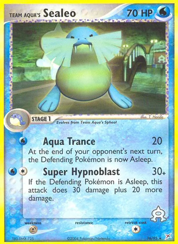 Team Aqua's Sealeo, Team Magma vs Team Aqua No. 16