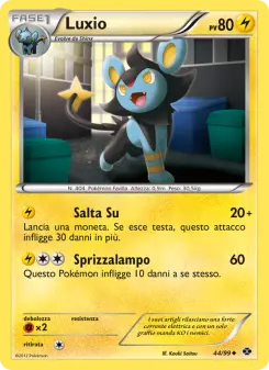 Luxio, Destini Futuri Nº 44 Normal