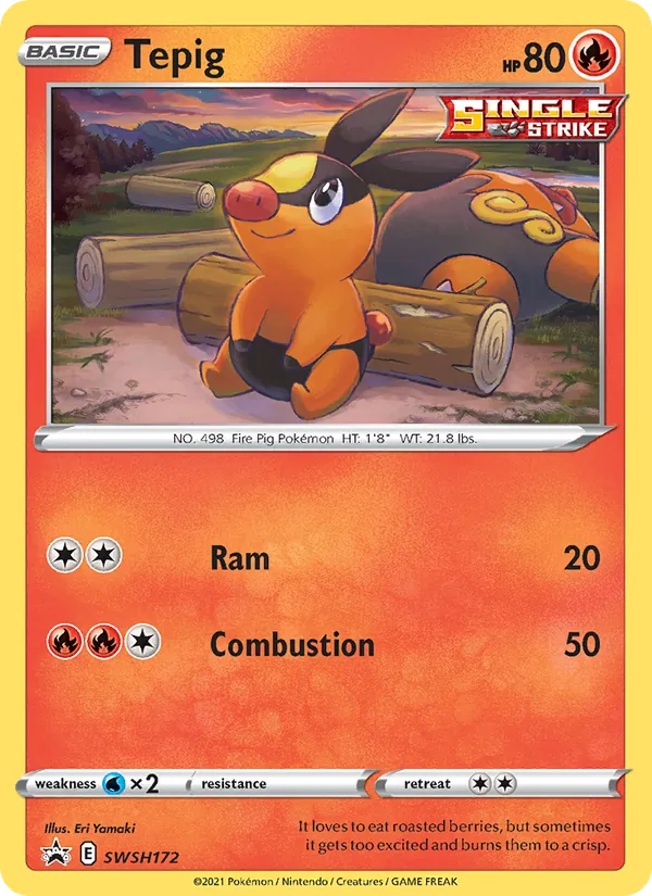 Tepig, SWSH Black Star Promos No. SWSH172