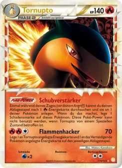 Tornupto, HeartGold SoulSilver Nº 110 Holo