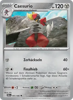 Caesurio, Schwarze Blitze Nº 065 Normal