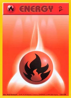 Fire Energy, Base Set 2 Nº 126 Normal