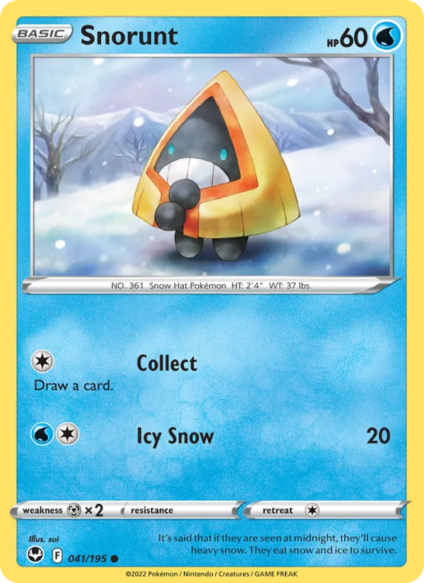 Snorunt, Silver Tempest Nº 041