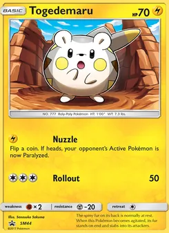 Togedemaru, SM Black Star Promos No. SM44 Normal