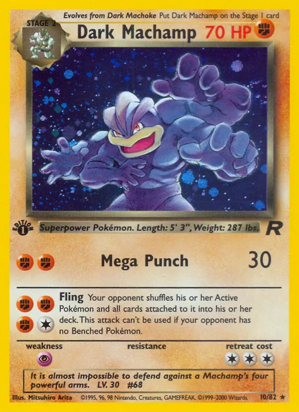 Dark Machamp, Team Rocket No. 10