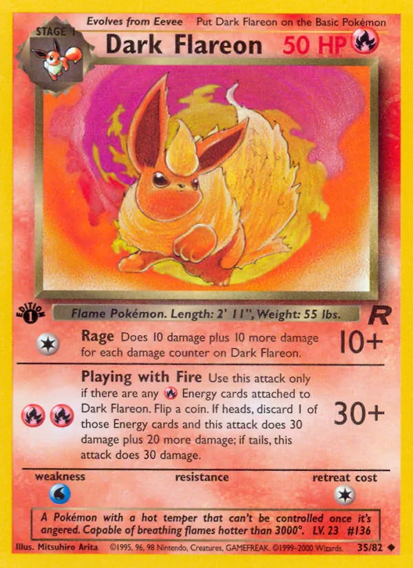 Dark Flareon, Team Rocket Nº 35
