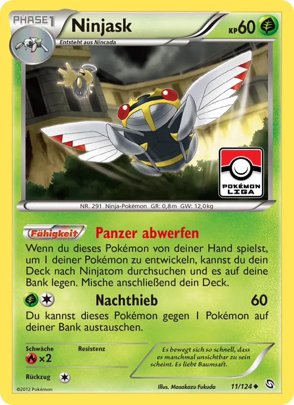 Ninjask, Hoheit der Drachen Nº 11