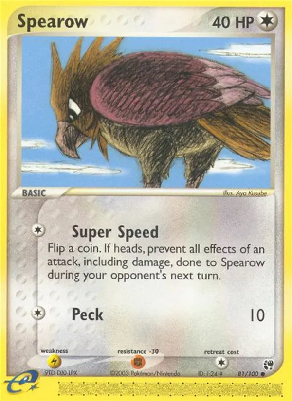 Spearow, Sandstorm No. 81