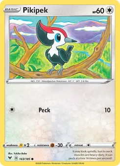 Pikipek, Vivid Voltage Nº 143 Normal
