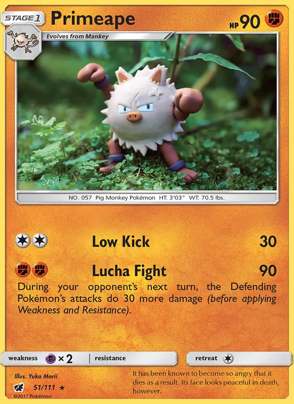 Primeape, Crimson Invasion No. 51