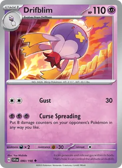 Drifblim, Scarlet & Violet Nº 090 Normal