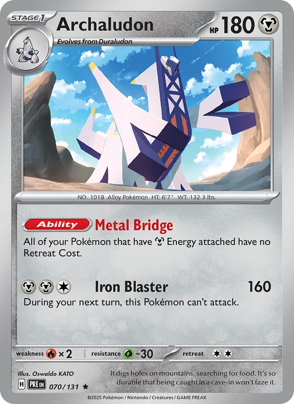 Archaludon, Prismatic Evolutions Nº 070