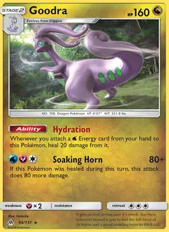 Goodra, Forbidden Light No. 94 Normal