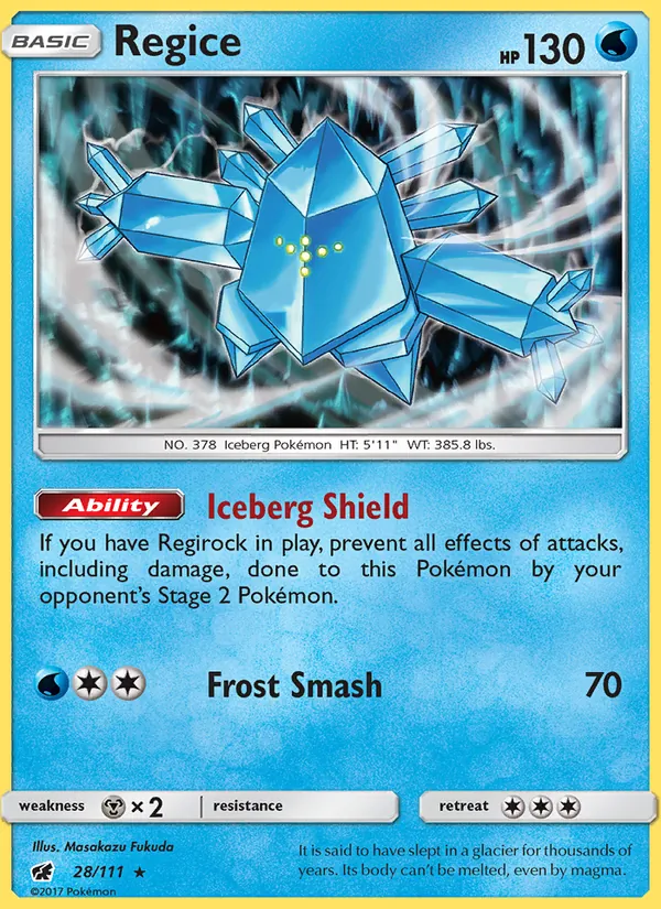 Regice, Crimson Invasion Nº 28