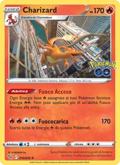 Charizard, Pokémon GO No. 010 Holo