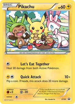 Pikachu, XY Black Star Promos No. XY95 Normal