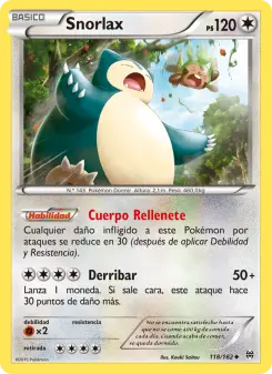 Snorlax, Turbo Impulso Nº 118 Normal