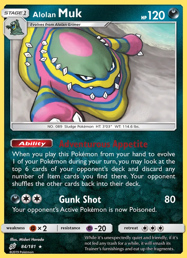 Alolan Muk, Team Up No. 84